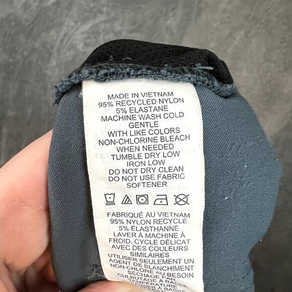 Prana Brion Pants Mens 36x30 Hiking Outdoor Performance Stretch Blue - Picture 9 of 9